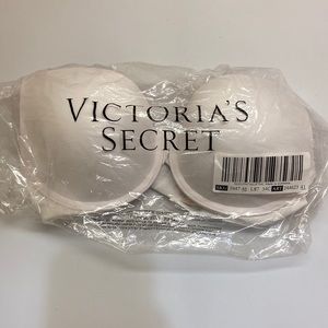 💕New 34C Pink Bra White NWT